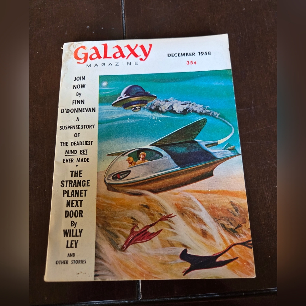 Galaxy Science Fiction Digest Sized Magazine December 1958